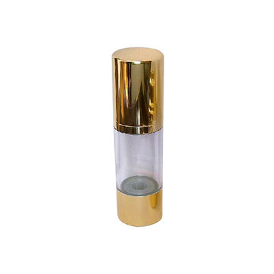 botella privada de aire de la bomba del oro 30ml para la crema de cara cosmética de la loción