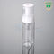 Botella clara del dispensador de la bomba de la espuma, botella de la bomba del jabón de la mano que hace espuma 150ml