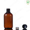 300ml botella plástica cosmética, botella de tinta cosmética de los tapones de tuerca