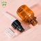 Boca ancha plástica 15Ml 300Ml Amber Bottle For Cosmetic Packaging