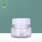 El cosmético transparente vacío del ANIMAL DOMÉSTICO 30ml sacude la pared doble redonda para la crema de cara