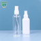 Botella fina del espray del plástico de la niebla del mini perfume claro de 80ml 100ml