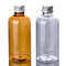 botella plástica del champú del ANIMAL DOMÉSTICO de 300ml Amber Clear con el enchufe interno